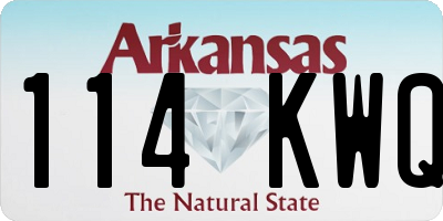 AR license plate 114KWQ