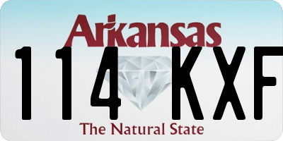 AR license plate 114KXF