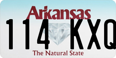 AR license plate 114KXQ