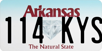 AR license plate 114KYS