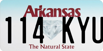AR license plate 114KYU