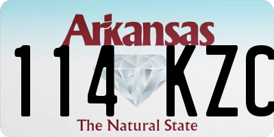 AR license plate 114KZC