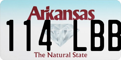 AR license plate 114LBB