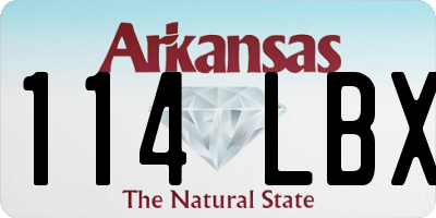 AR license plate 114LBX