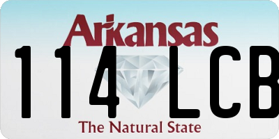 AR license plate 114LCB