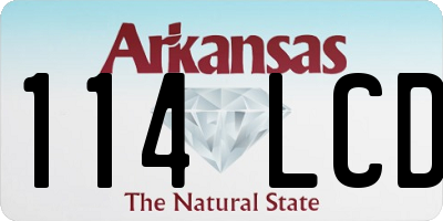 AR license plate 114LCD
