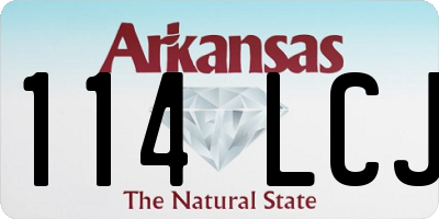AR license plate 114LCJ