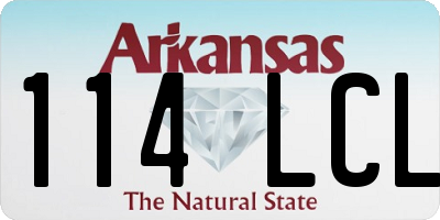 AR license plate 114LCL