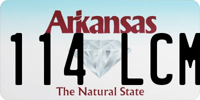 AR license plate 114LCM