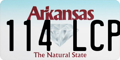 AR license plate 114LCP