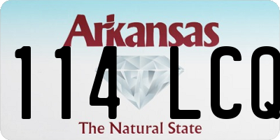 AR license plate 114LCQ