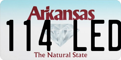 AR license plate 114LED