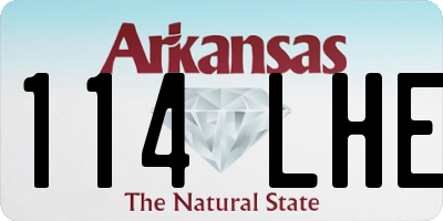 AR license plate 114LHE