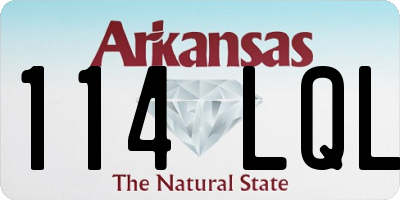 AR license plate 114LQL