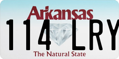 AR license plate 114LRY