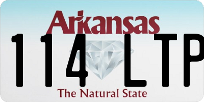 AR license plate 114LTP