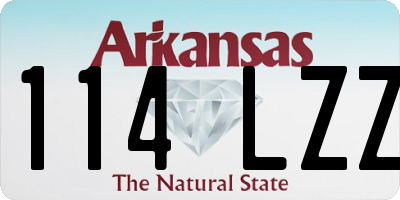 AR license plate 114LZZ