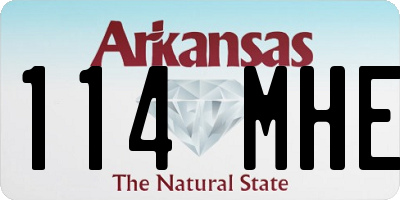AR license plate 114MHE