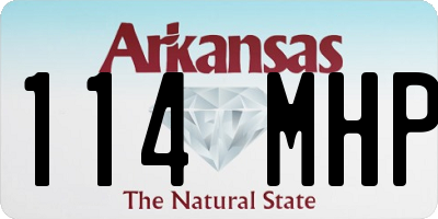 AR license plate 114MHP