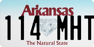 AR license plate 114MHT