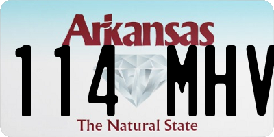 AR license plate 114MHV