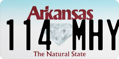 AR license plate 114MHY
