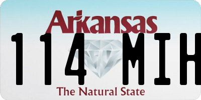 AR license plate 114MIH