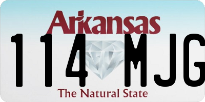 AR license plate 114MJG