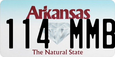 AR license plate 114MMB