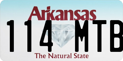 AR license plate 114MTB