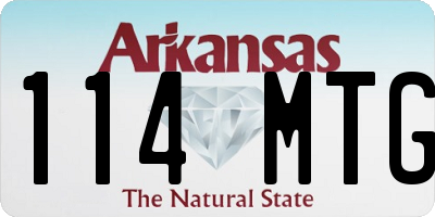 AR license plate 114MTG