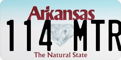 AR license plate 114MTR