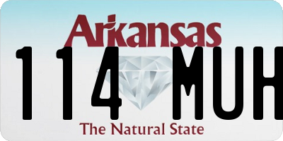 AR license plate 114MUH