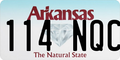 AR license plate 114NQC