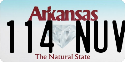AR license plate 114NUV