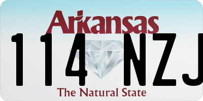 AR license plate 114NZJ
