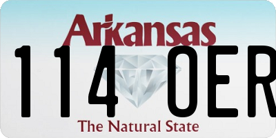 AR license plate 114OER