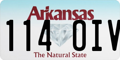 AR license plate 114OIV