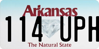 AR license plate 114UPH