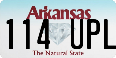 AR license plate 114UPL