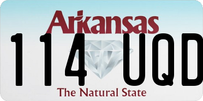 AR license plate 114UQD