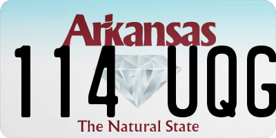 AR license plate 114UQG