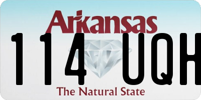 AR license plate 114UQH