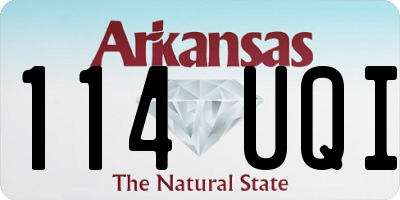 AR license plate 114UQI