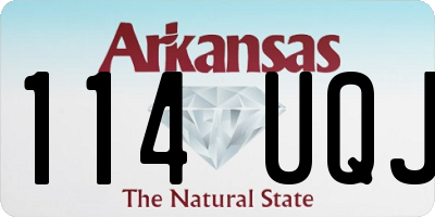 AR license plate 114UQJ