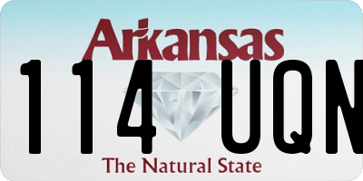 AR license plate 114UQN