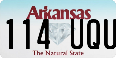 AR license plate 114UQU