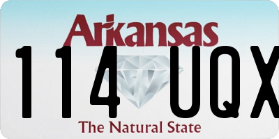 AR license plate 114UQX