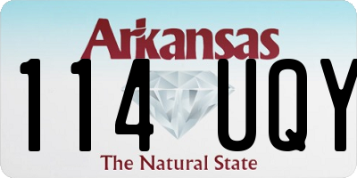 AR license plate 114UQY