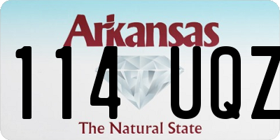 AR license plate 114UQZ
